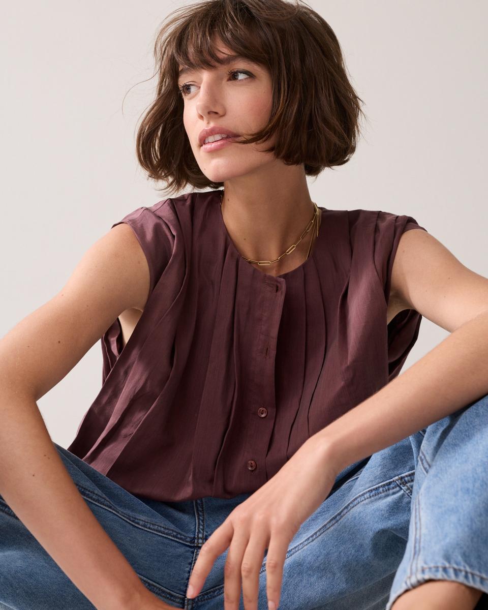 Summum Blouse 2s3483-12370 Paars 4
