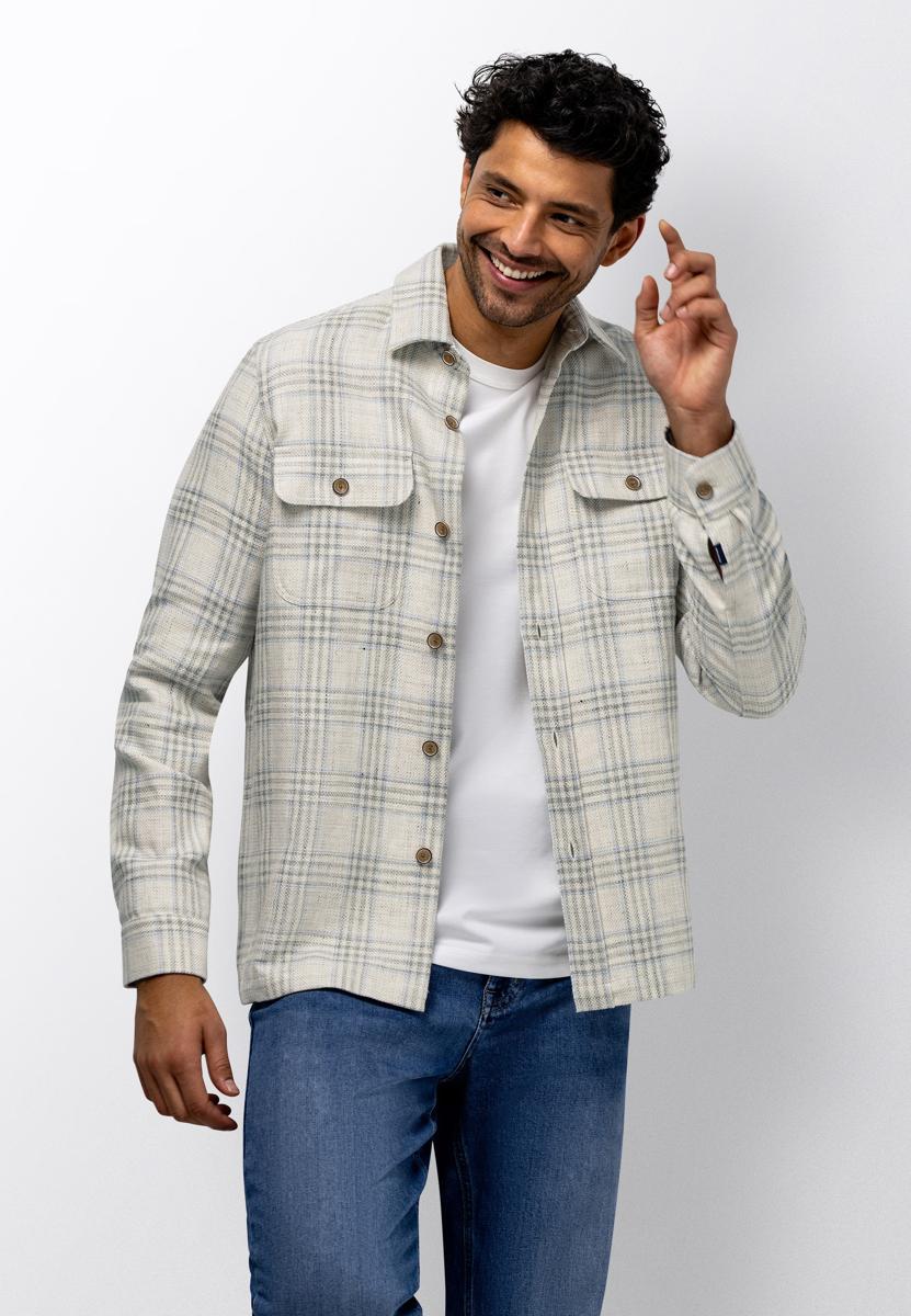 State of Art Overshirt 225-16334 Wit 1