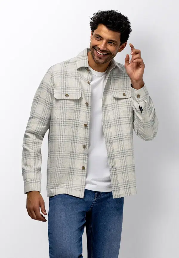 State of Art Overshirt 225-16334 Wit 1