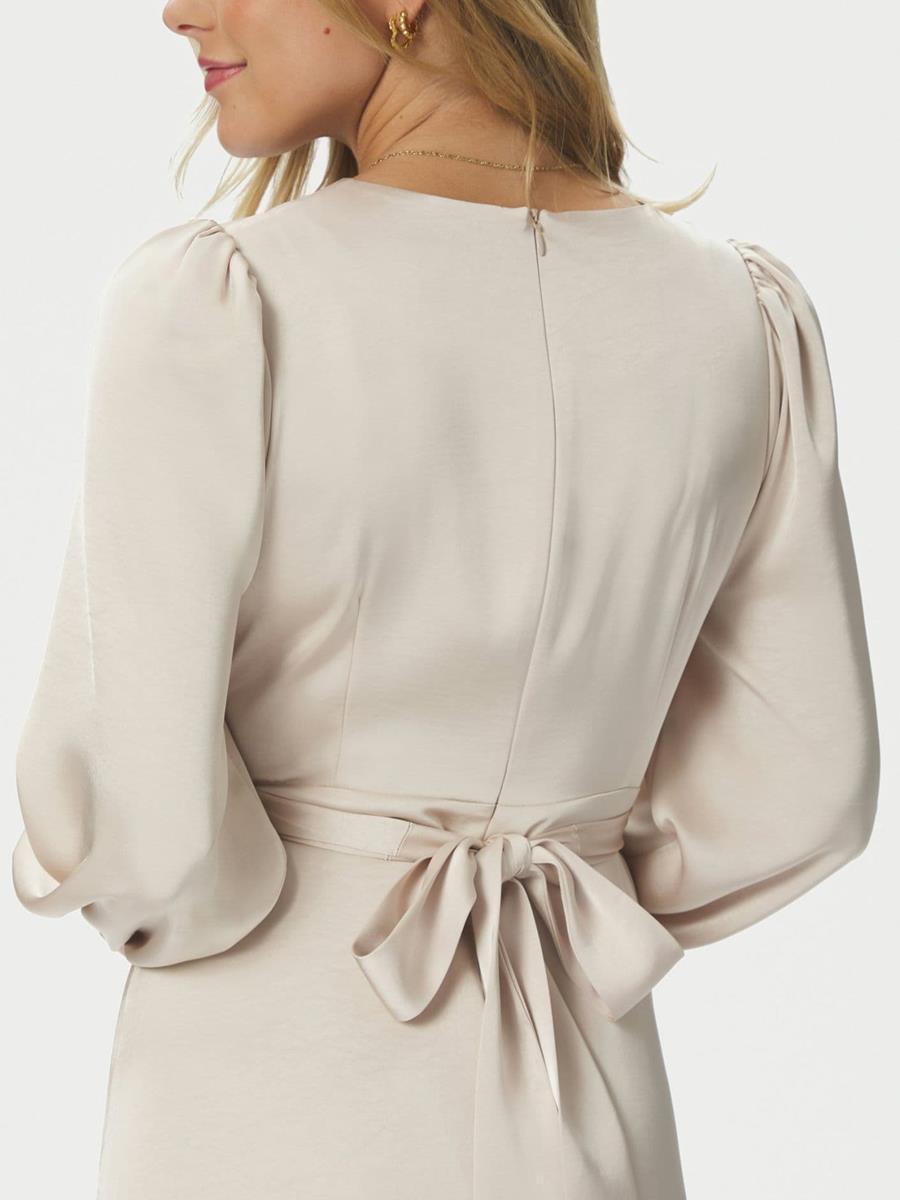 Neo Noir Jurk Bretti Heavy Off-White 5