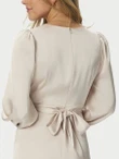 Neo Noir Jurk Bretti Heavy Off-White 5