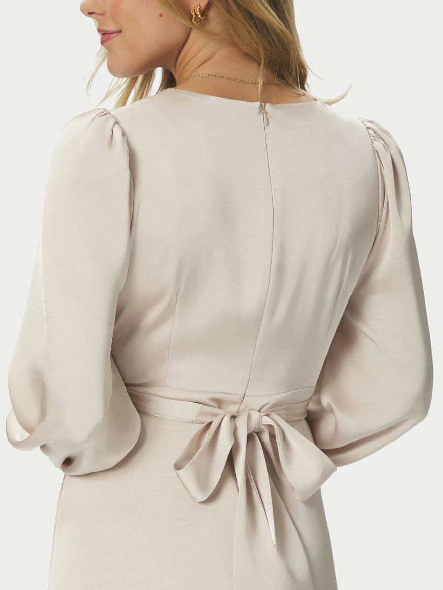 Neo Noir Jurk Bretti Heavy Off-White 5