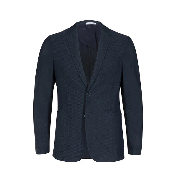 R2 Amsterdam Colbert NOS.TRAVELJACKET. Blauw 1