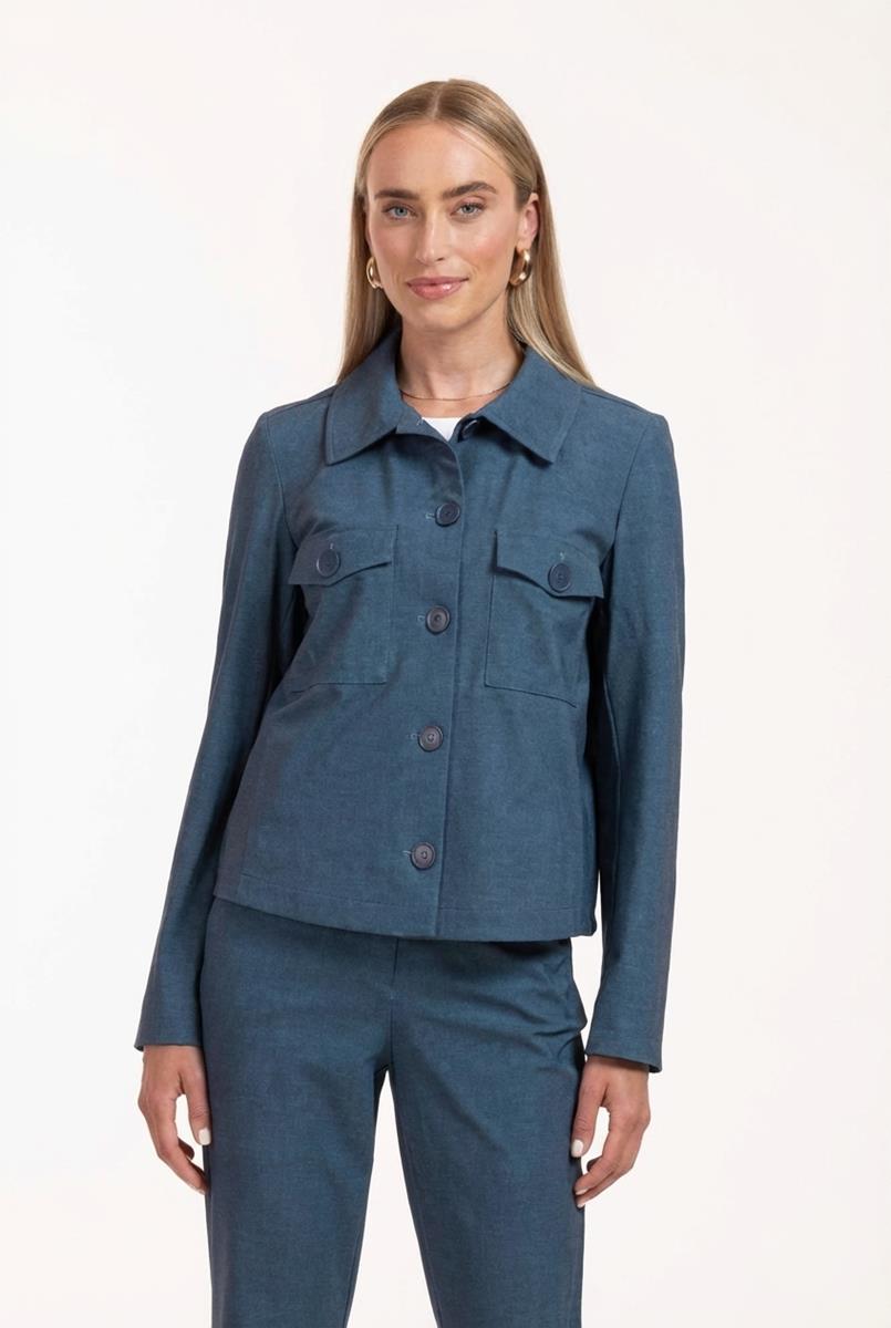 Studio Anneloes Blazer Claire Denim Blauw 1