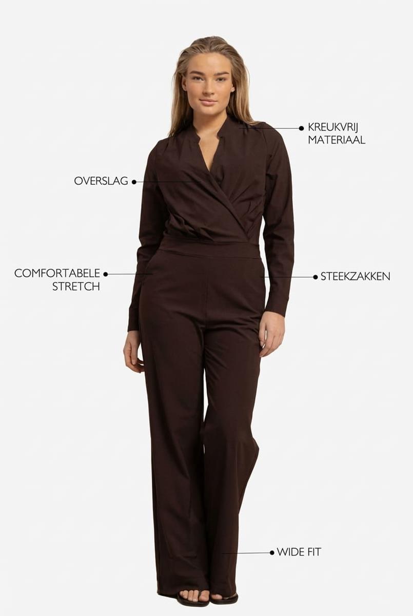 Studio Anneloes Jumpsuit Grazia Bruin 1