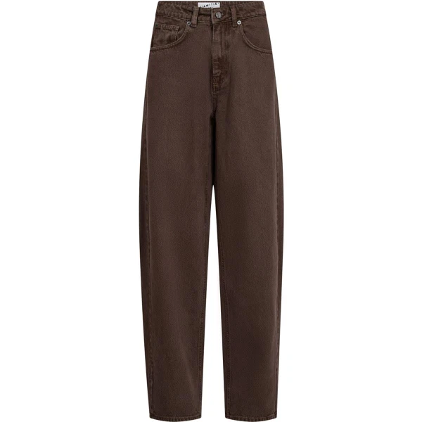 Haute L'Amitié Jeans Uni Mid Bruin 1