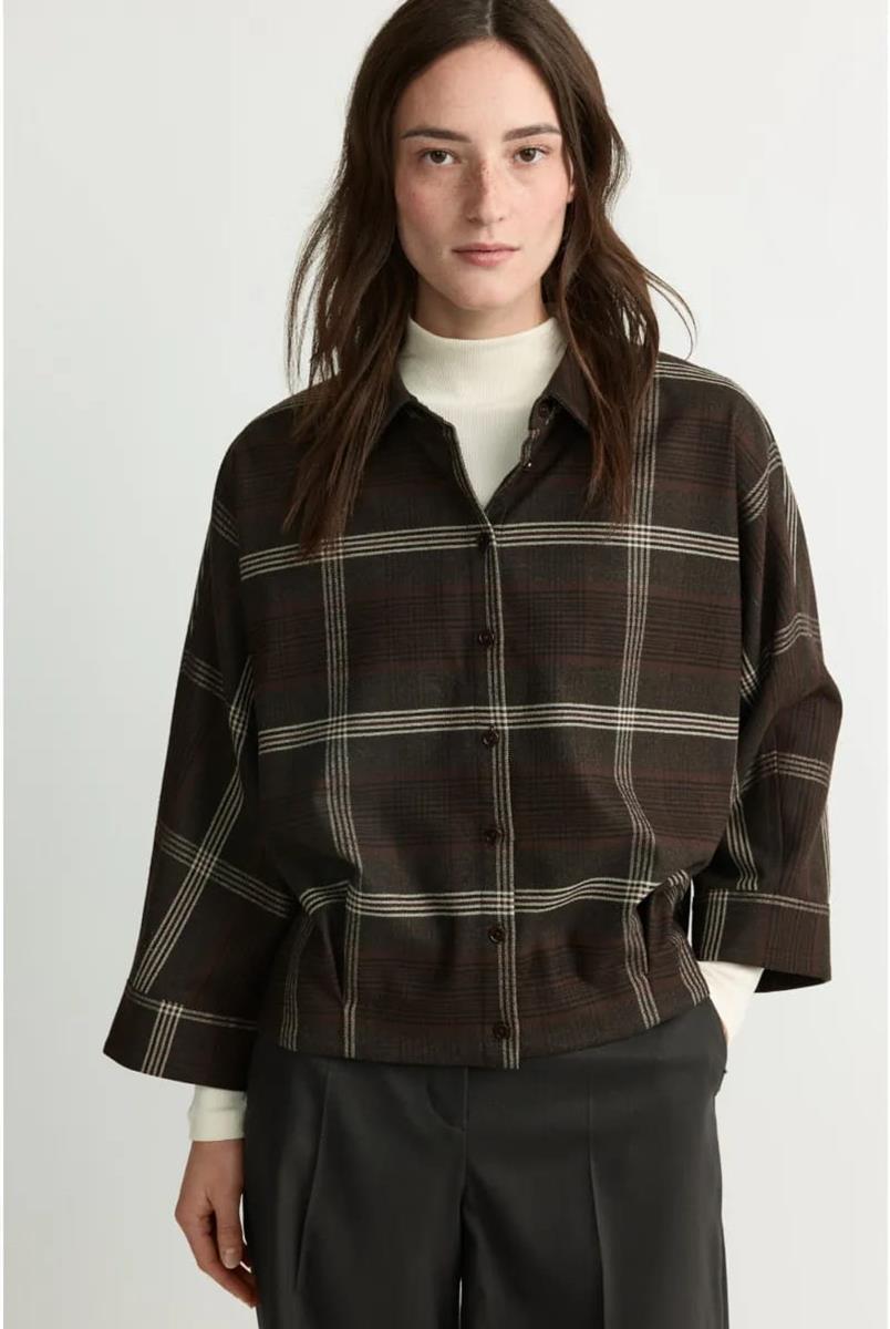 Xandres Blouse Hilou Bruin 1