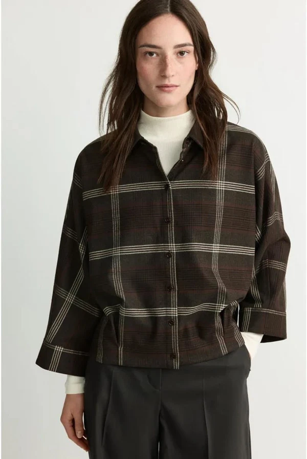 Xandres Blouse Hilou Bruin 1