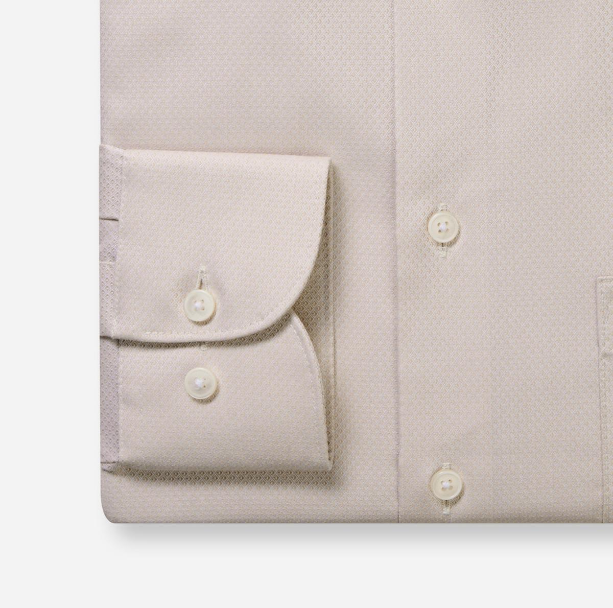 Olymp Overhemd 135674 Beige 6