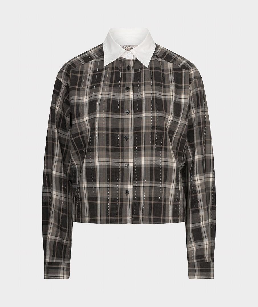EsQualo Blouse F26.28512 Bruin 1