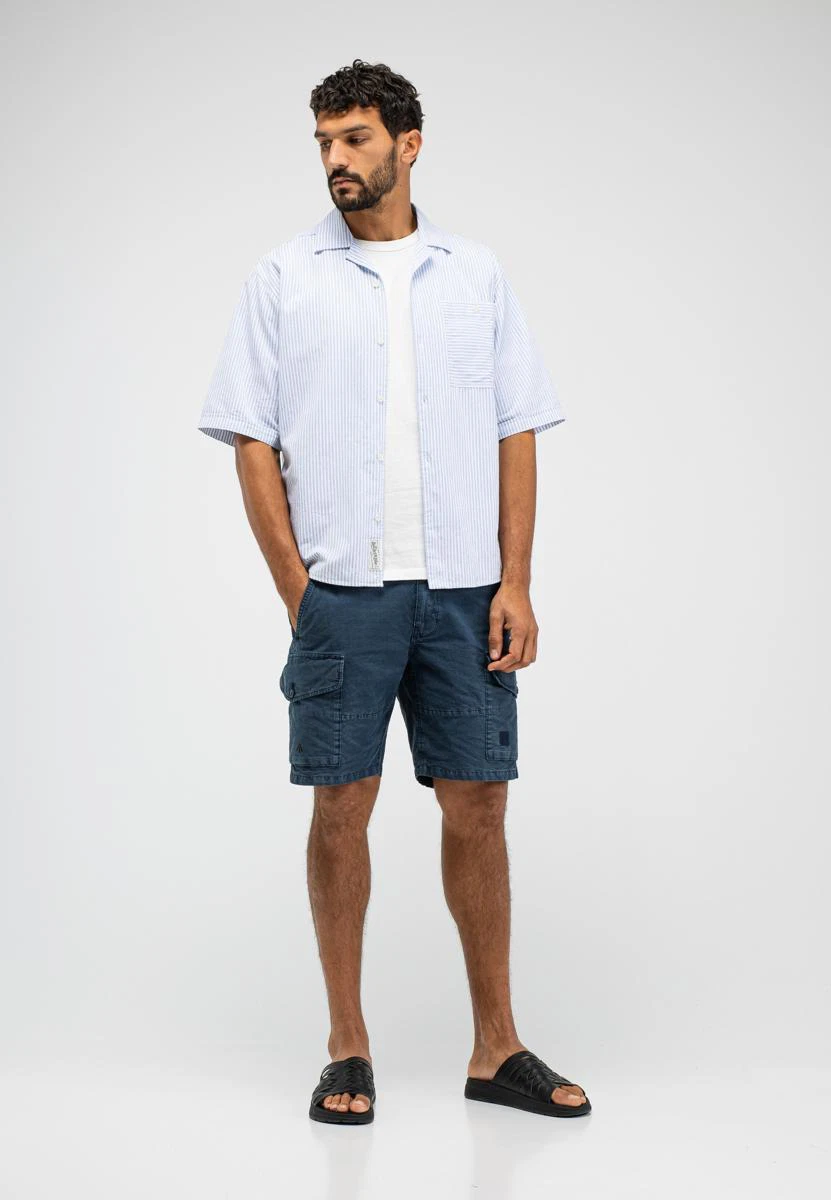 Butcher of Blue Overhemd M2614013 Blauw 3