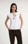 YAYA T-Shirt 01-709396-607 Bruin 1