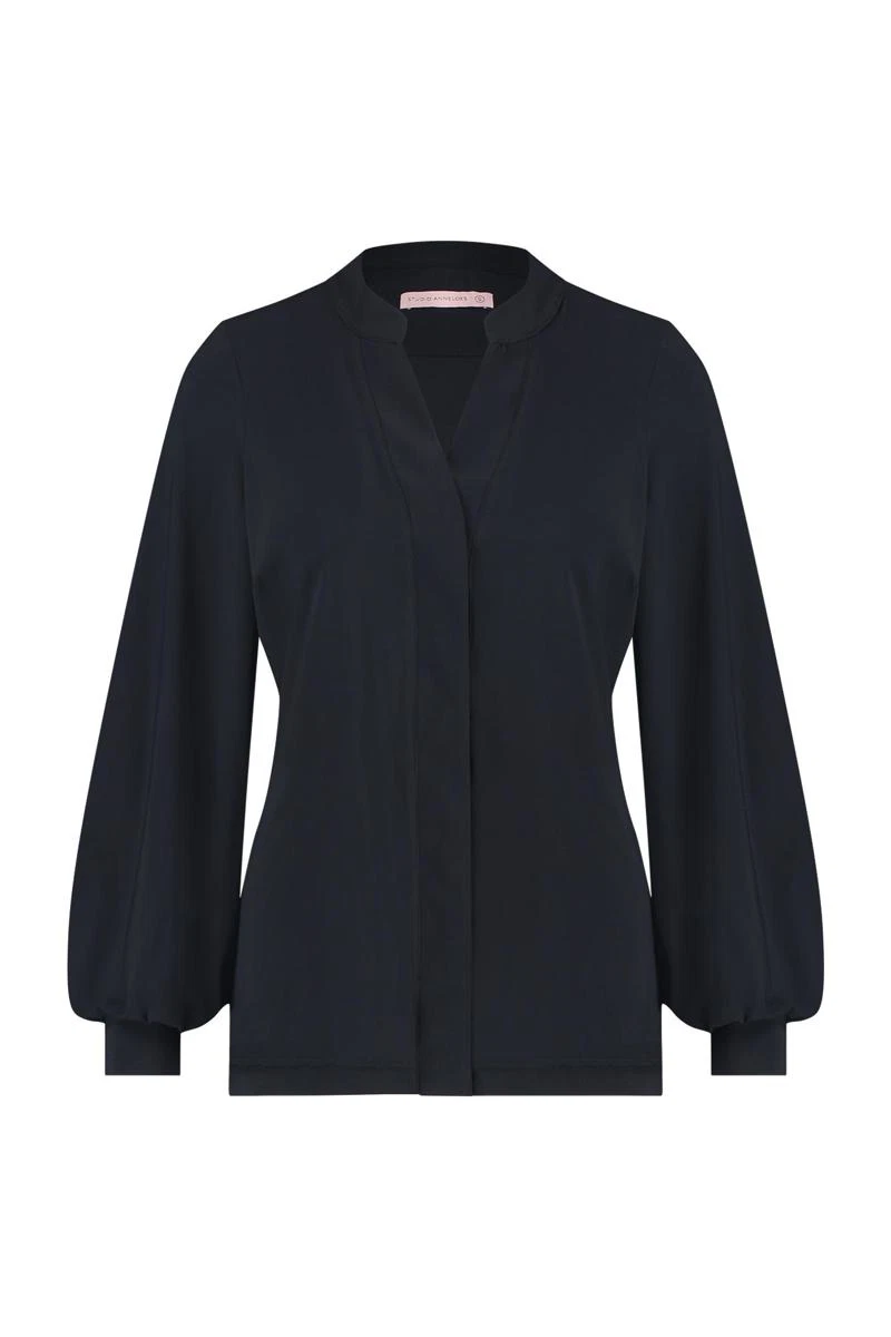 Studio Anneloes Studio Anneloes Blouse Moon Blauw 2