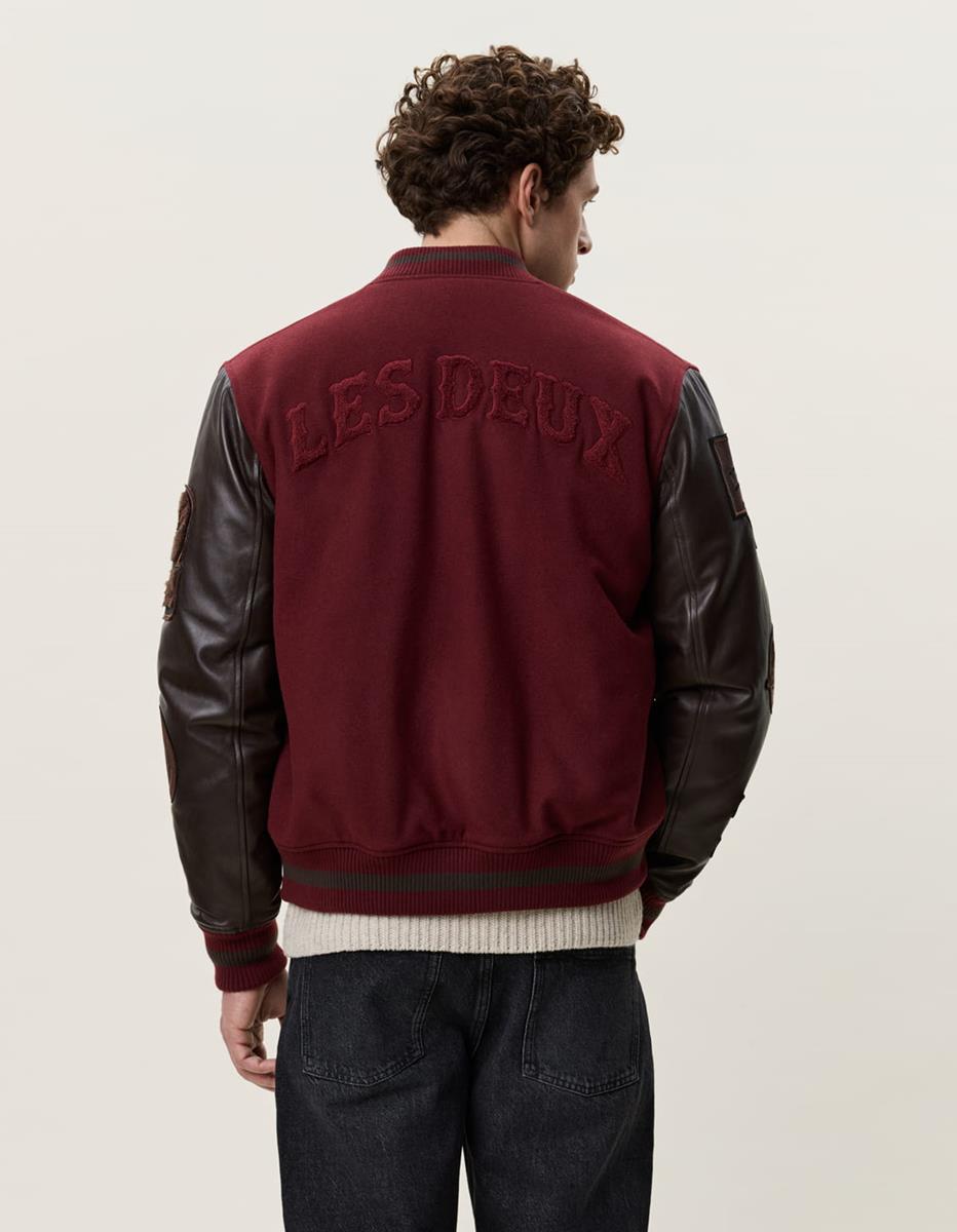Les Deux Jack Varsity Rood 3