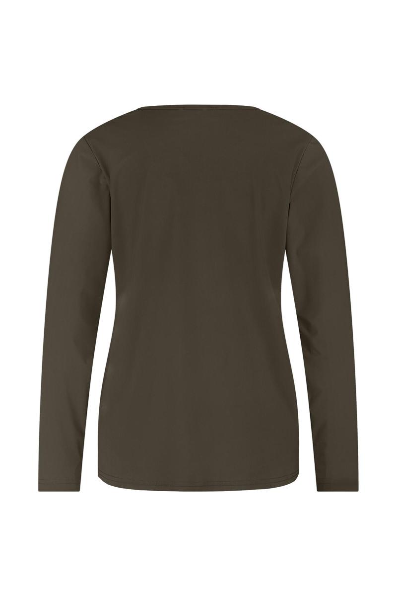 Studio Anneloes Blouse Vicky LS shirt Groen 4