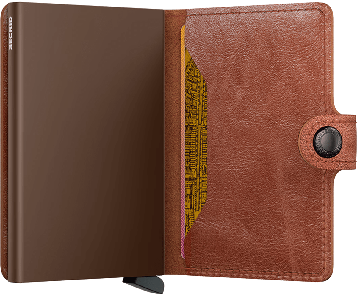 Secrid Miniwallet Vintage Cognac Brown Bruin 2