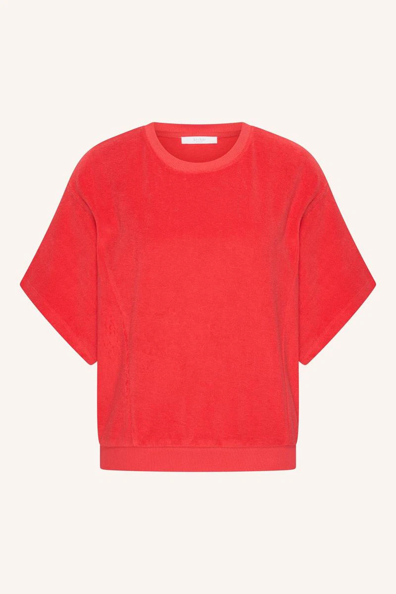 By-Bar T-Shirt Nuki Slub Rood 2