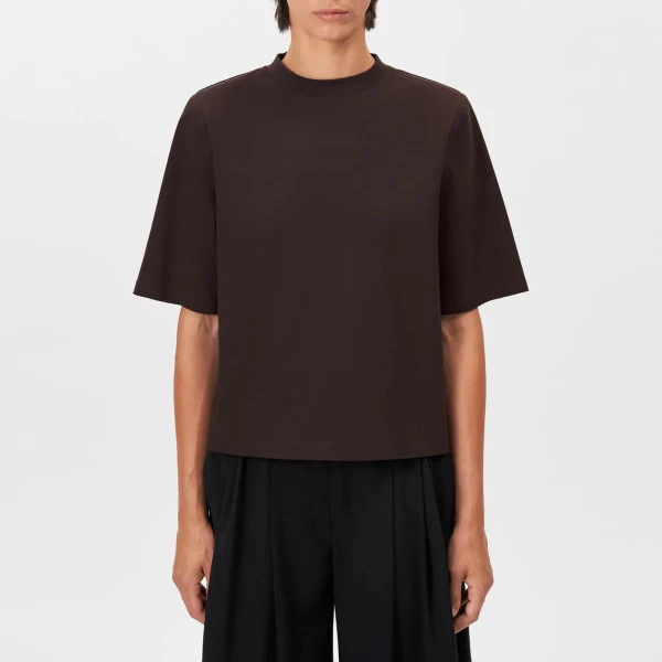 Drykorn T-Shirt Tadura Bruin 1