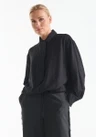 Jansen Amsterdam Blouse Ingrid Zwart 1