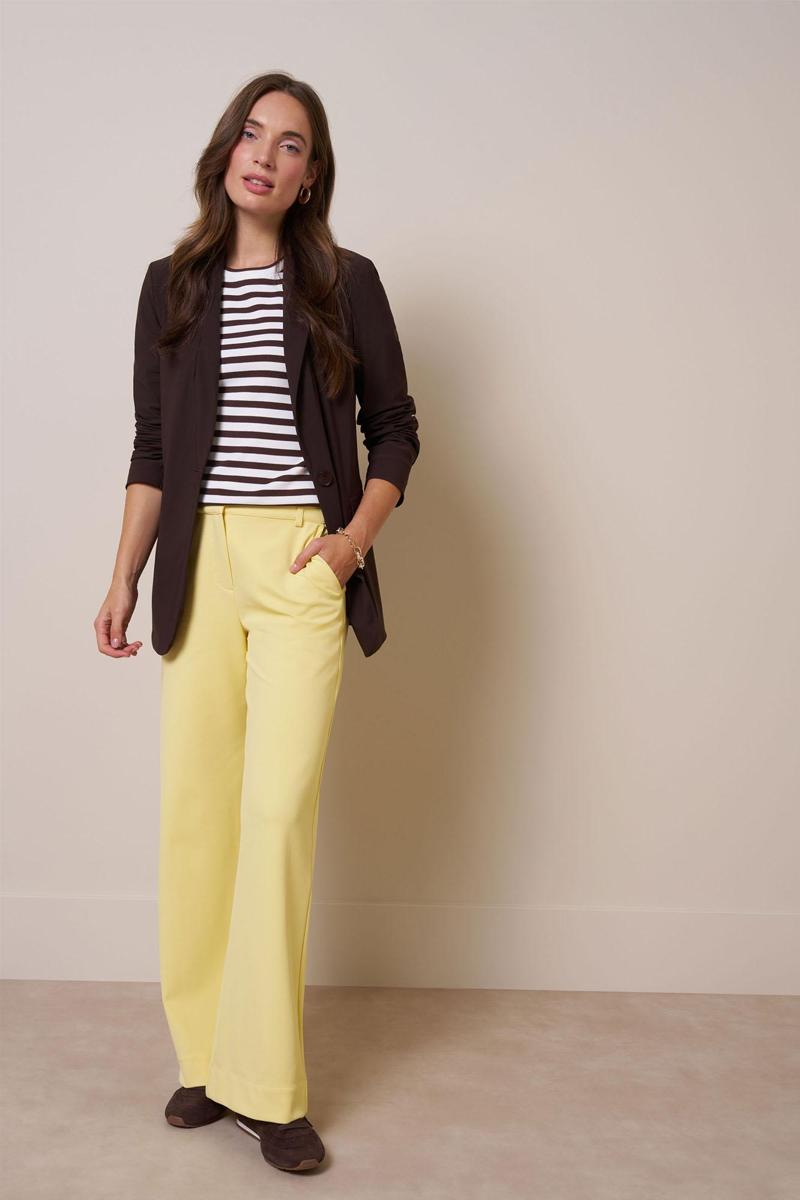 Studio Anneloes Pantalon Luz twill trouser Geel  3