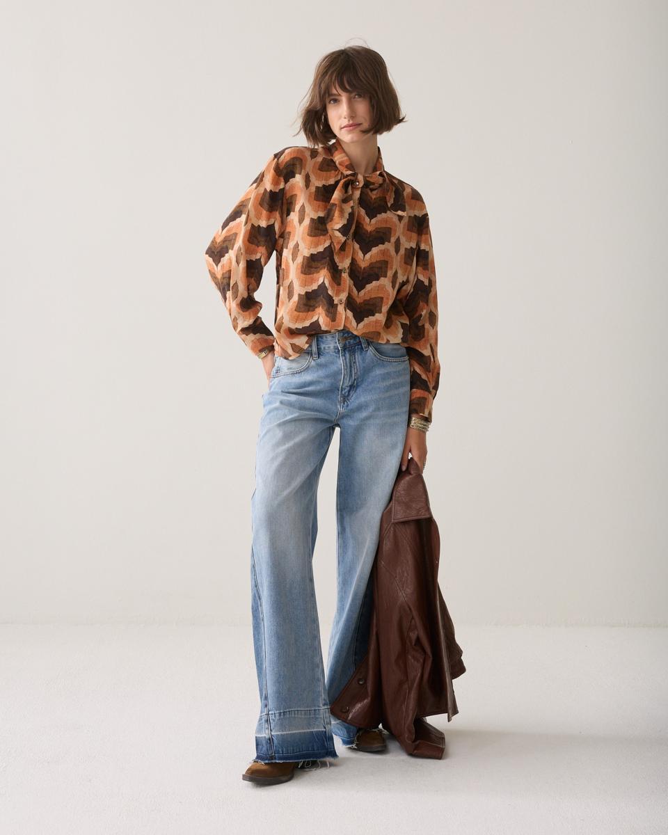 Summum Blouse 2s3564-12498 Bruin 6