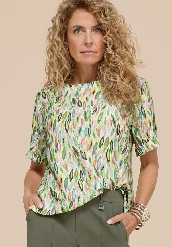Bianca Blouse Darni Groen 1