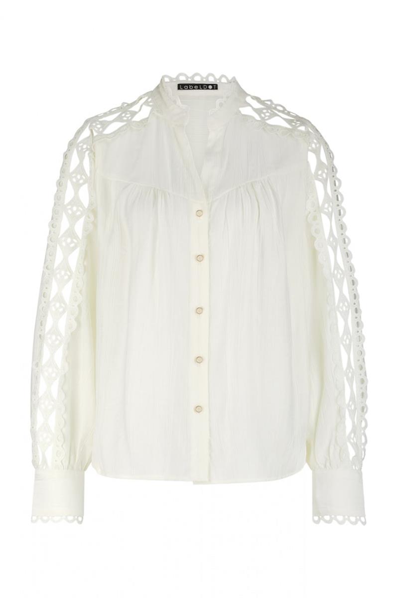 Label DOT Blouse Afra Off-White 2