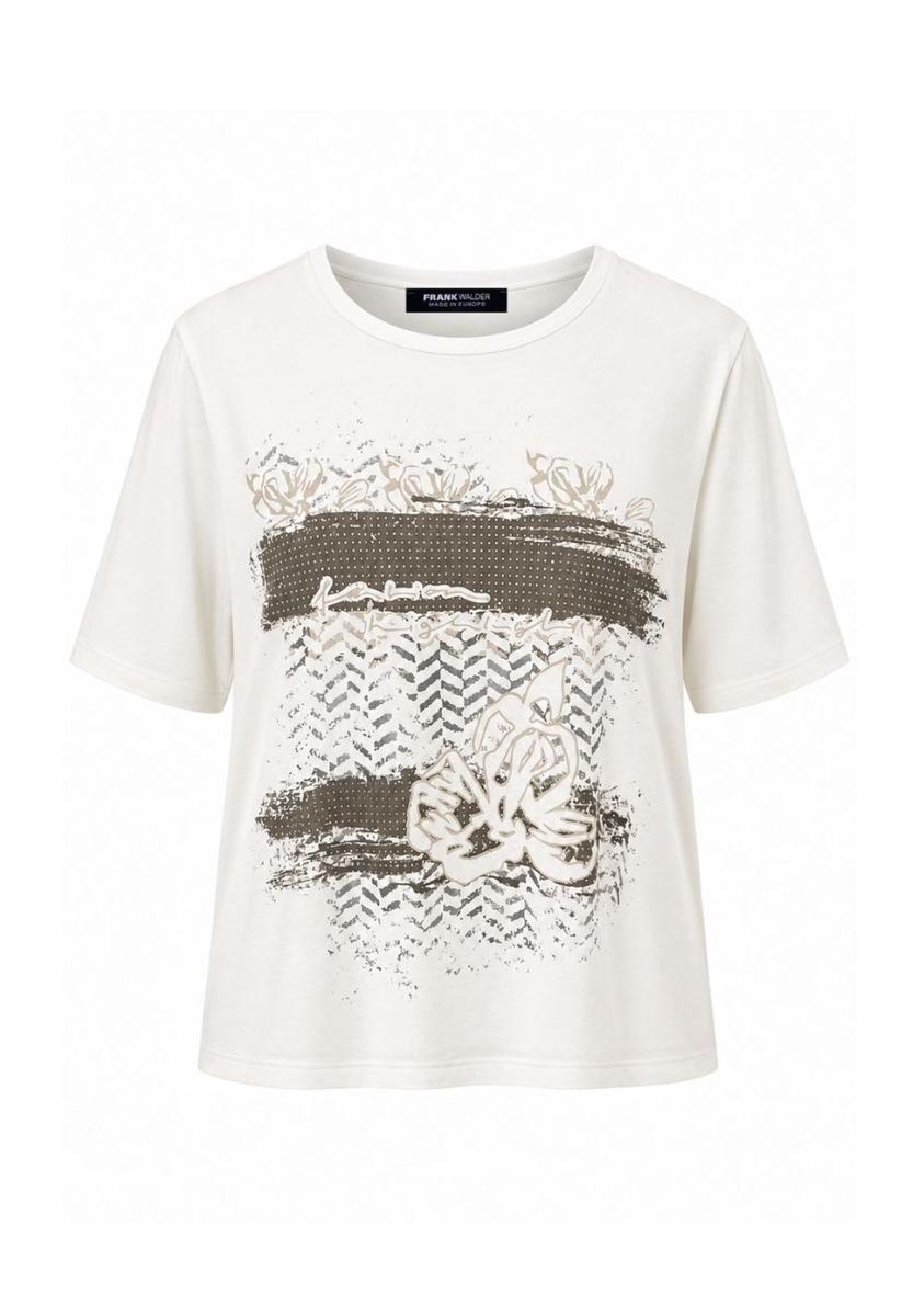 Frank Walder T-Shirt W61208451 Beige 1