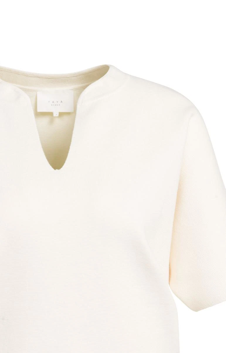 YAYA Trui 01-000616-608 Off-White 3
