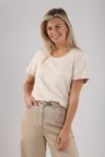 NUKUS T-Shirt Tirza Beige 1