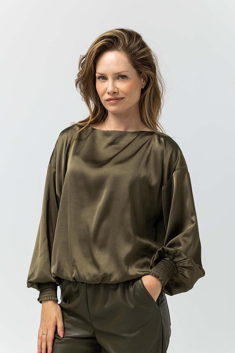 Label DOT Blouse 2521036 Groen 2