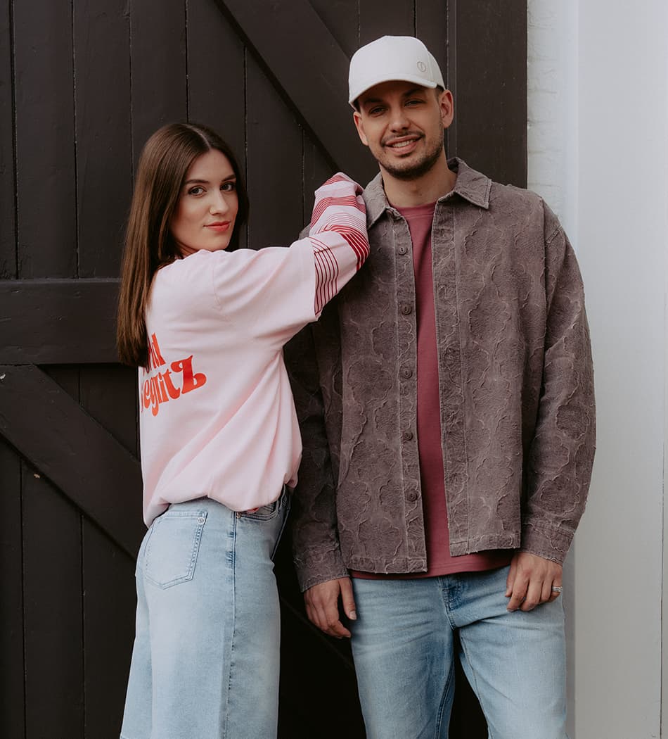 Zacht roze, Warm bruin