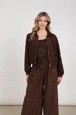 NUKUS Blazer NKF13145 Bruin 3