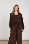 NUKUS Blazer NKF13145 Bruin 3