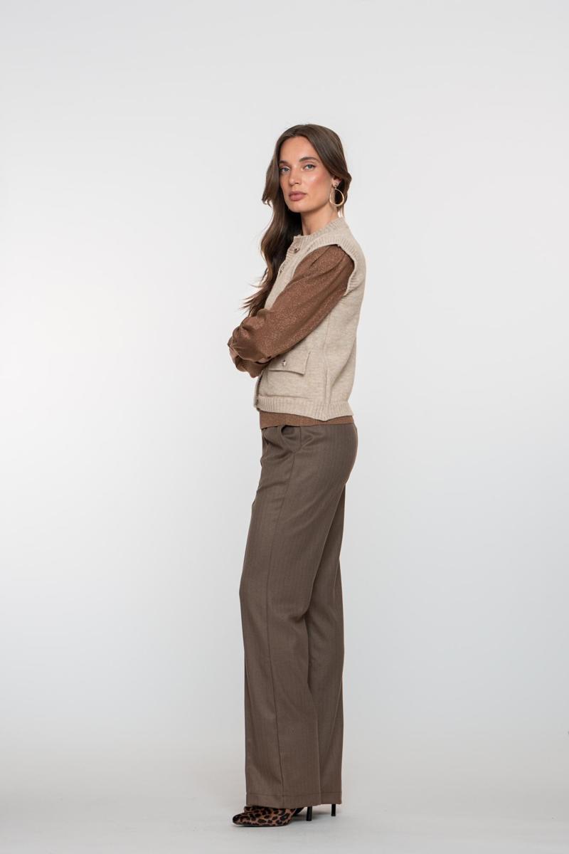 Geisha Pantalon 51840-20 Taupe 5