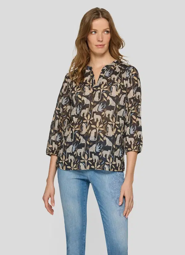 Rabe Blouse 56-118102 Zwart 1