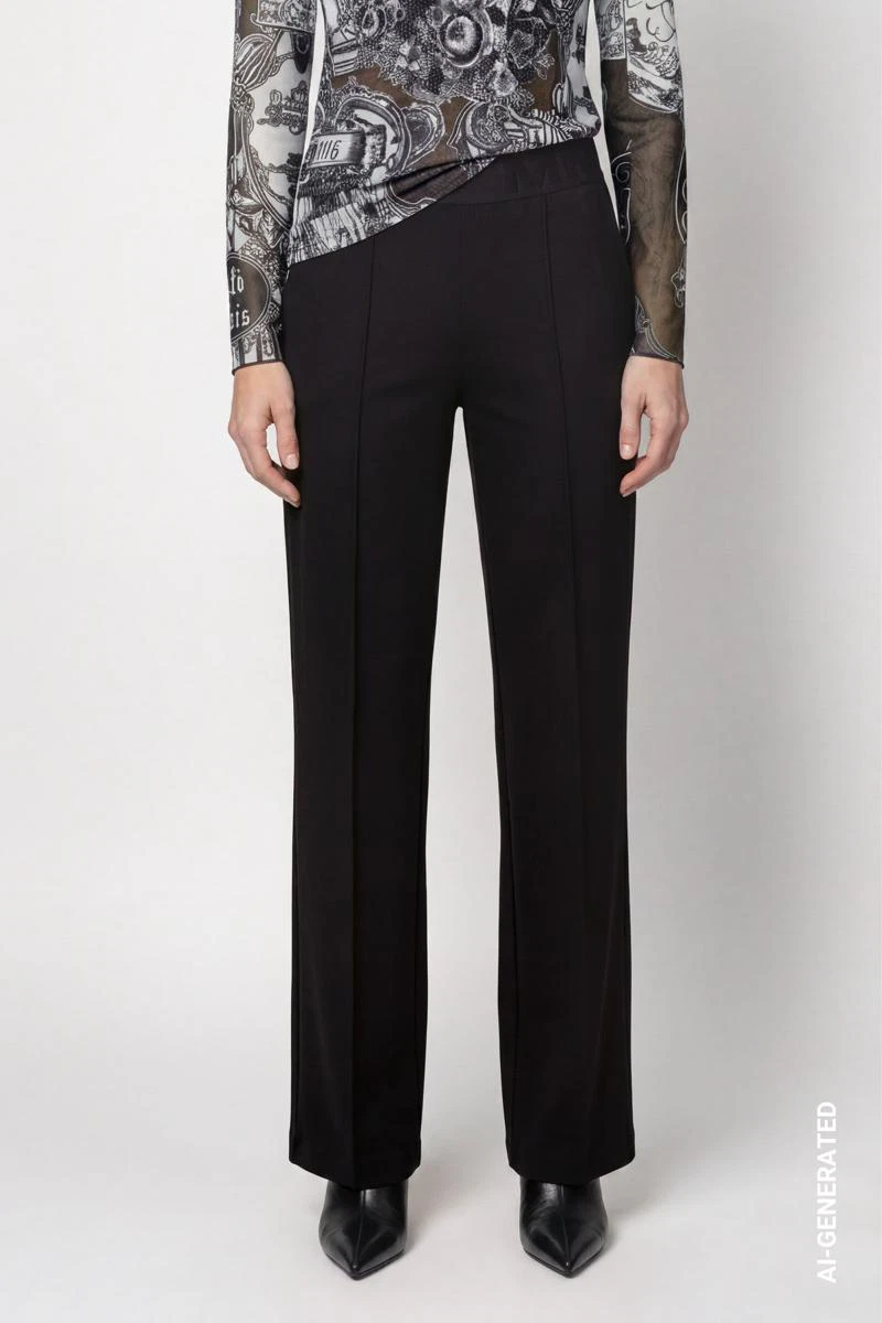 Monari Pantalon 810117 Zwart 1