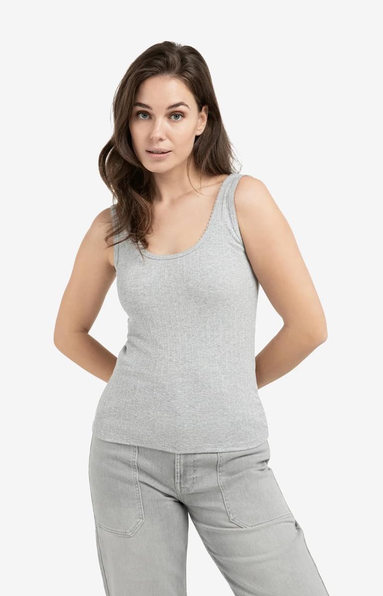 YAYA Top 01-729049-602 Grijs 1