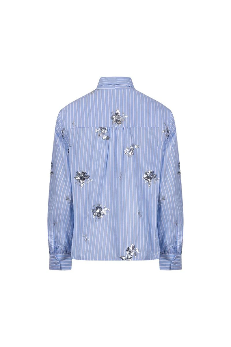 NUKUS Blouse NKF02127 Blauw 5