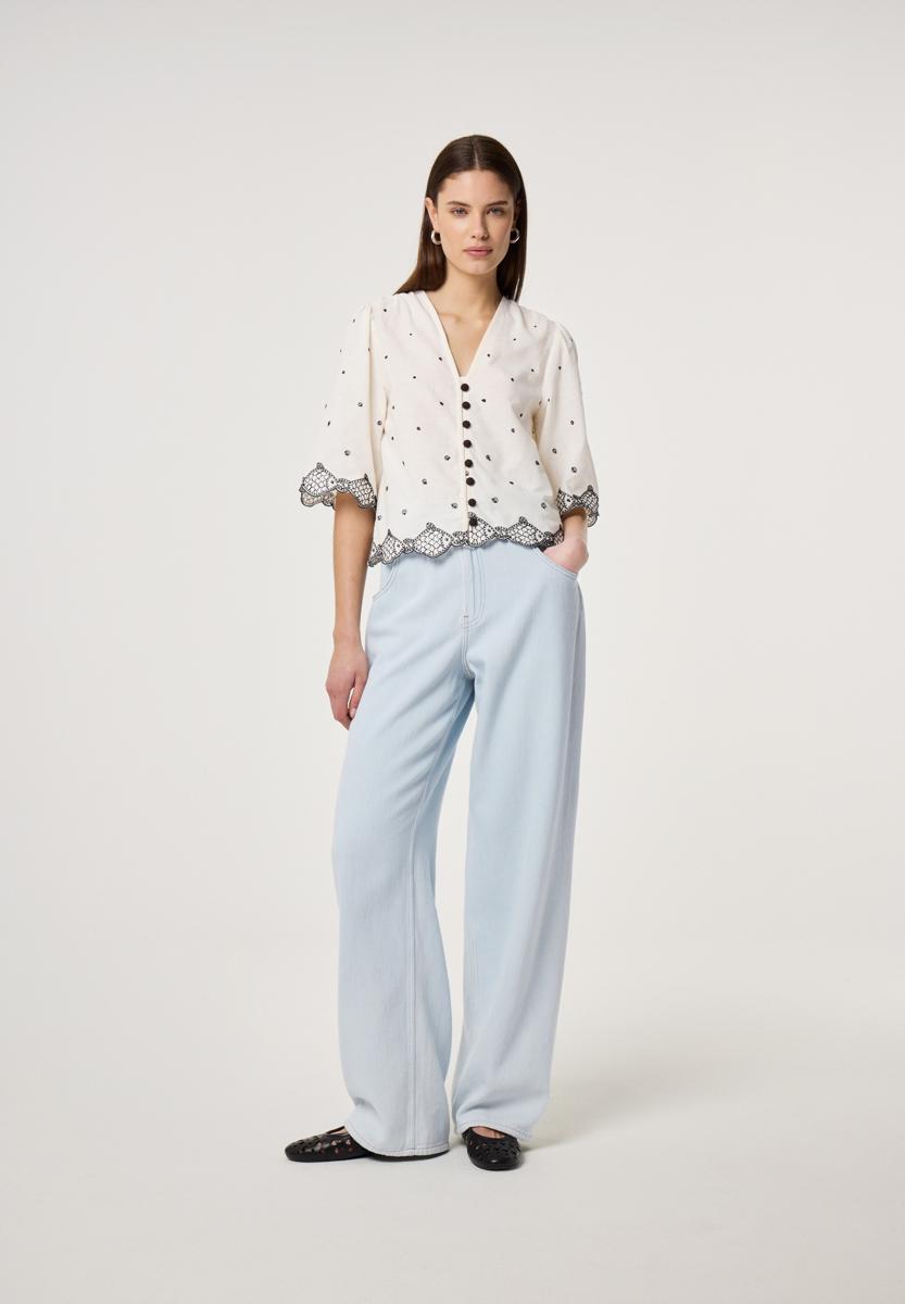 Fabienne Chapot Blouse Tylera Blouse Off-White 5