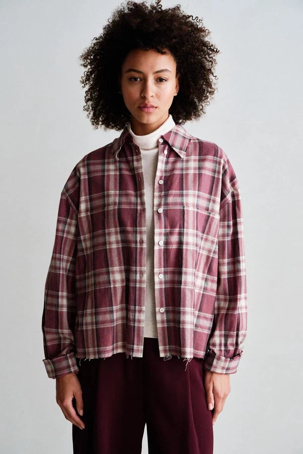 Penn & Ink Blouse W26C421 Rood 1