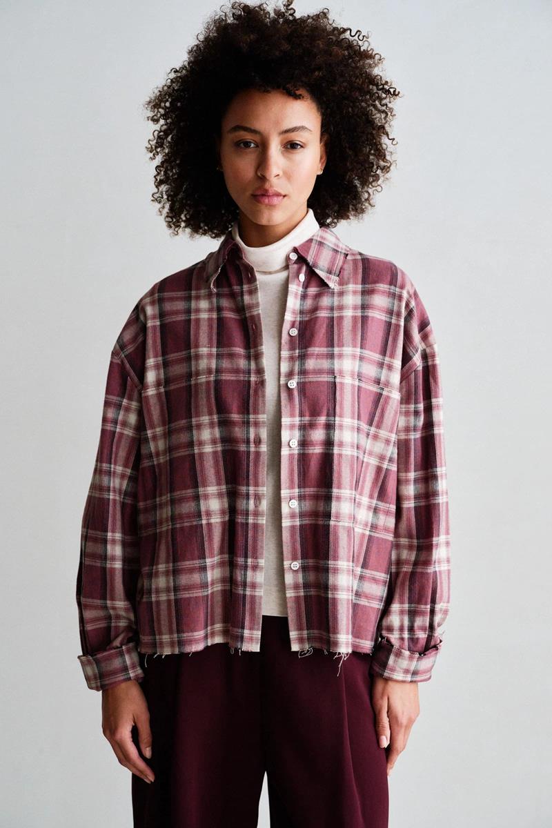 Penn & Ink Blouse W26C421 Rood 1