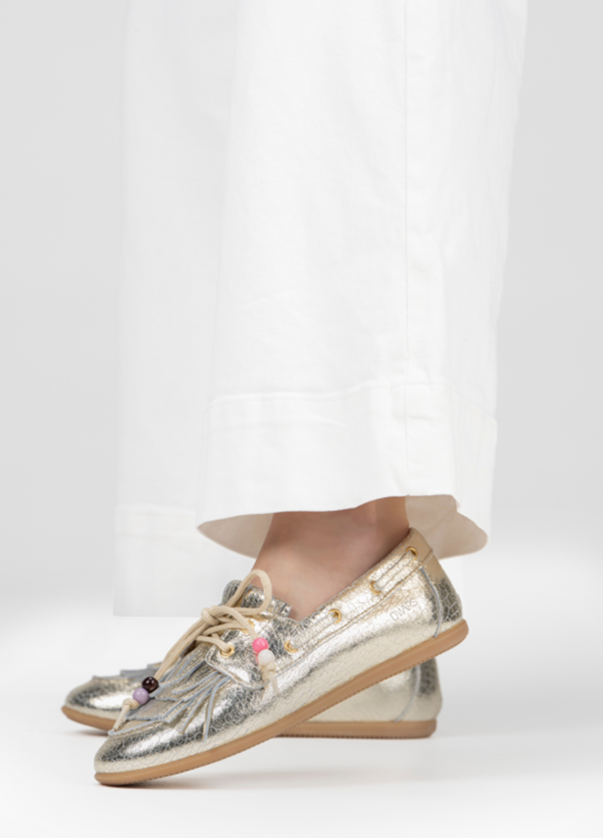 DWRS Loafers Latty fringes Goud 1