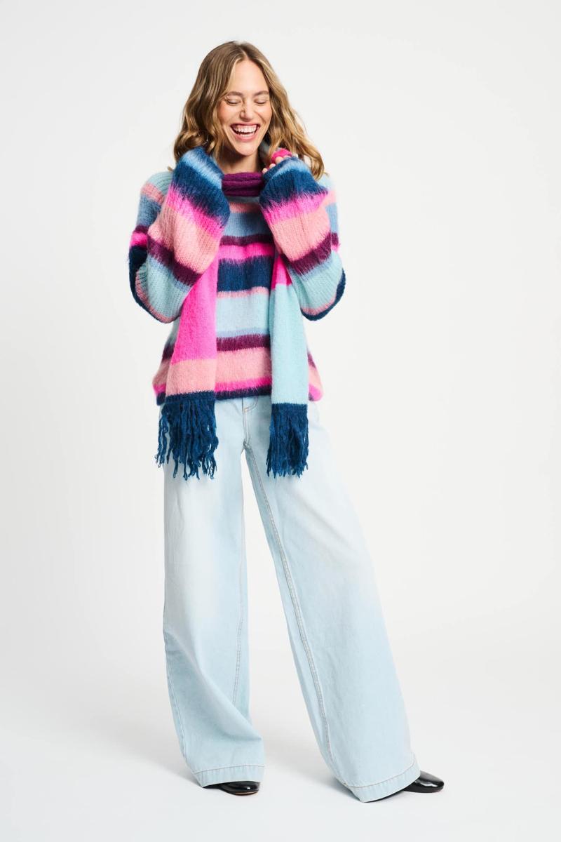 POM Amsterdam Trui SP9359 Blauw 5