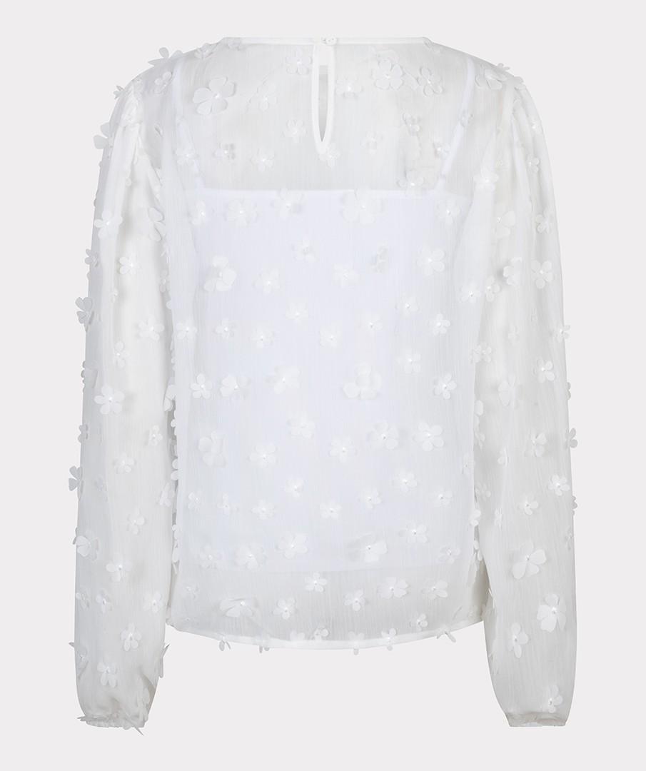 EsQualo Blouse SP26.14009 Off-White 4