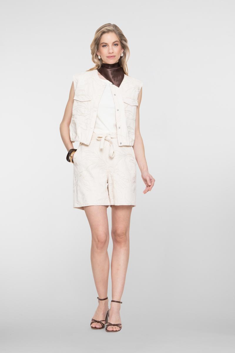 Geisha Gilet 65307-10 Off-White 5