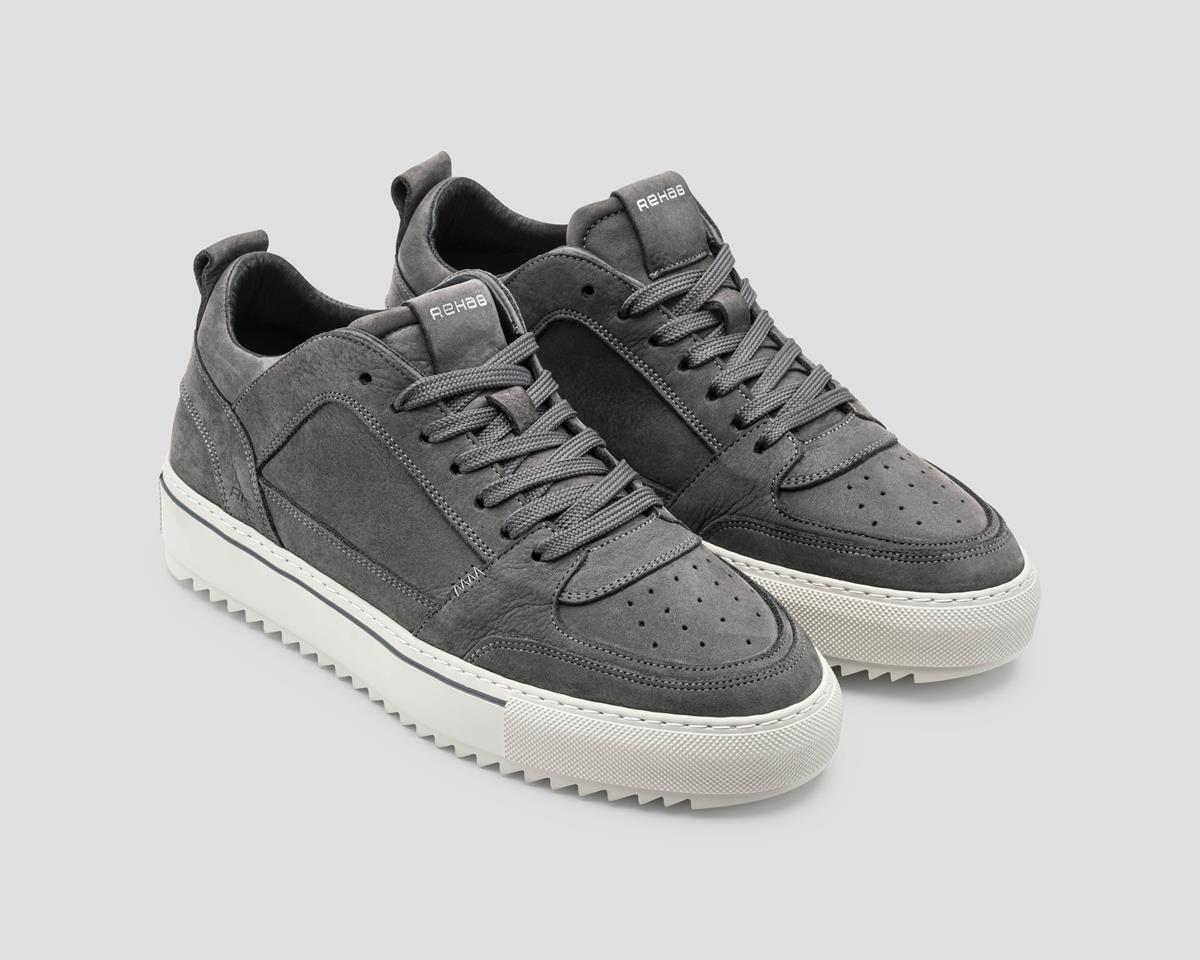 REHAB Sneakers Creon Nub Grijs 1