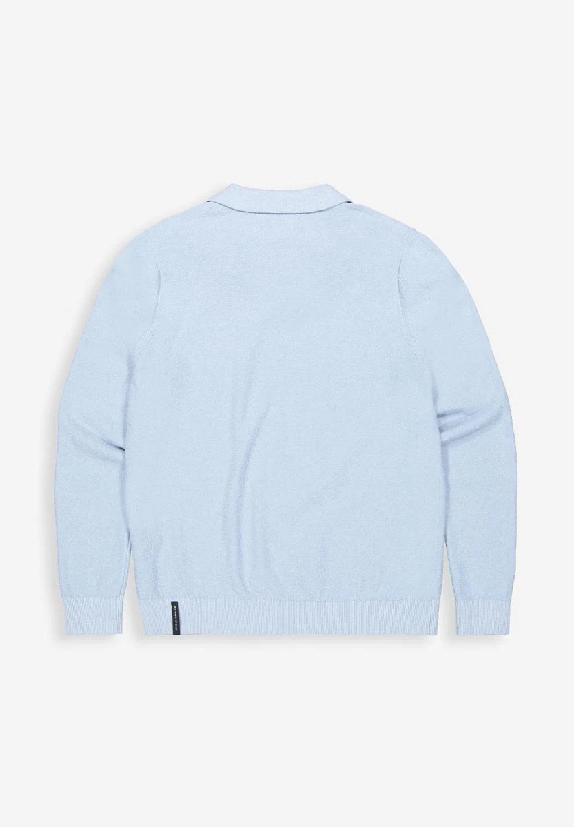 Butcher of Blue Trui Boucle Blauw 5