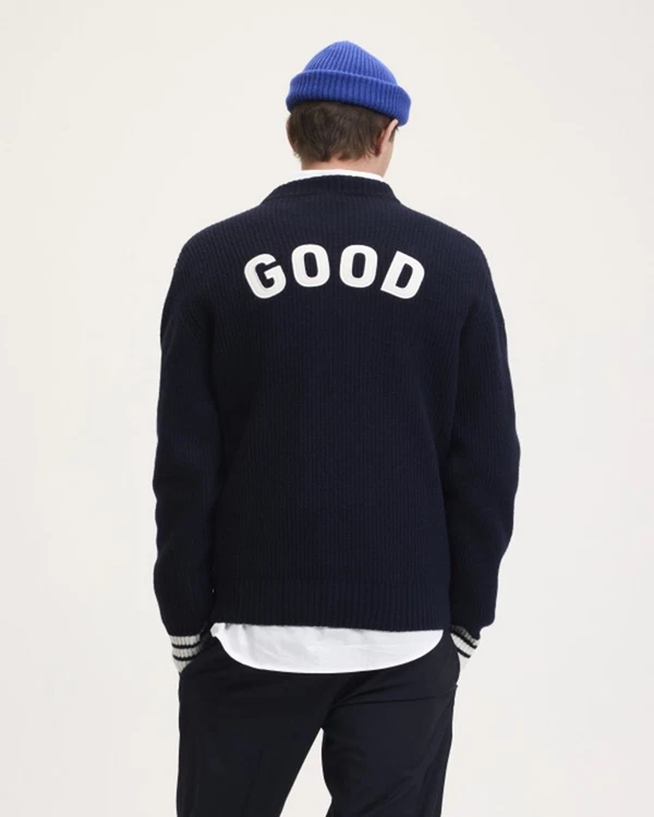 The GoodPeople Trui Kane Blauw 1