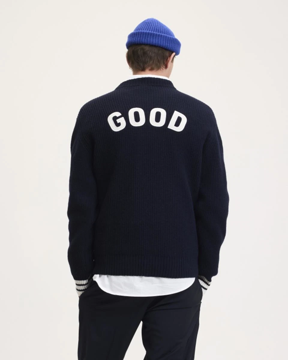 The GoodPeople Trui Kane Blauw 1